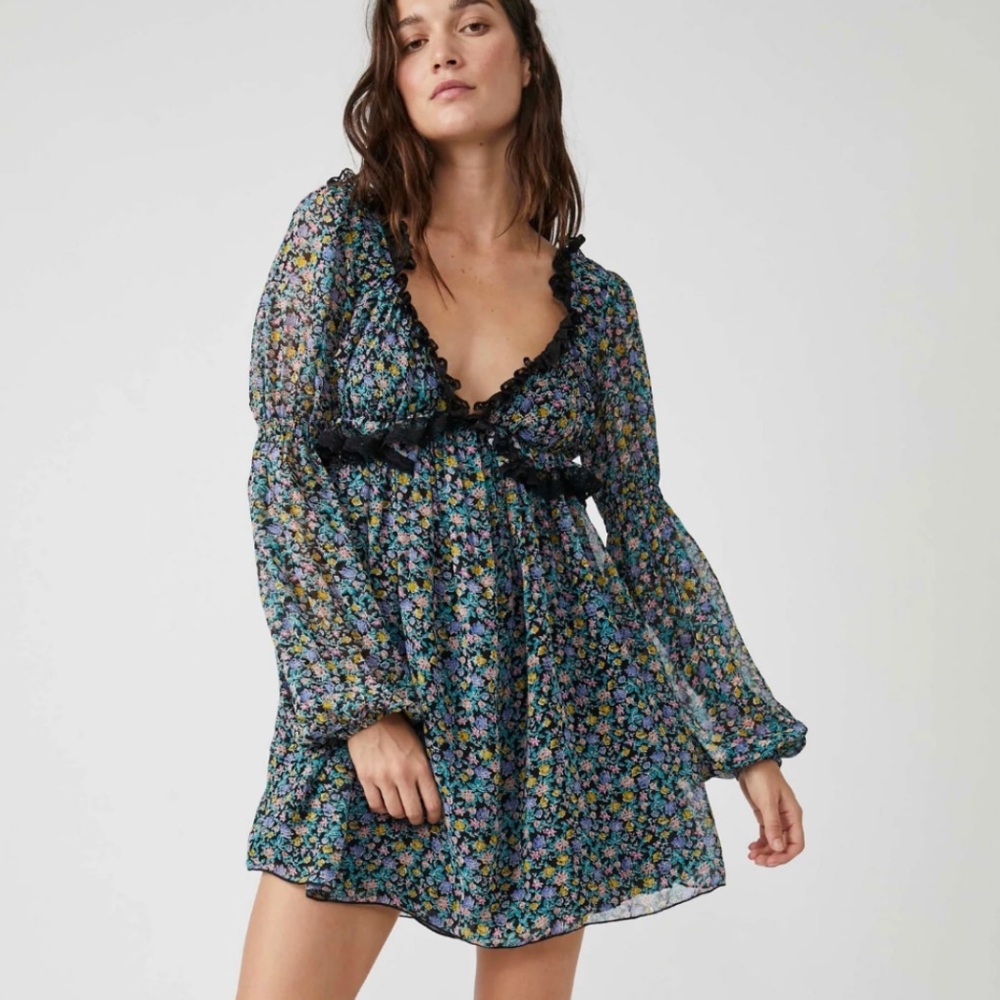 Free People Pennie Mini Dress - Size S